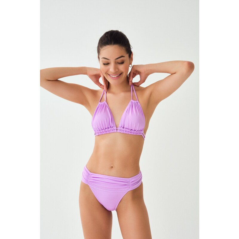 Dagi Lilac Triangle Bikini Top