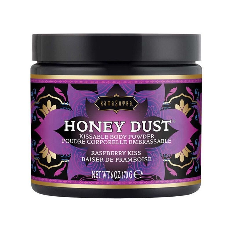 Kama Sutra Slíbatelný tělový pudr KamaSutra Honey Dust Raspberry Kiss, 170 g