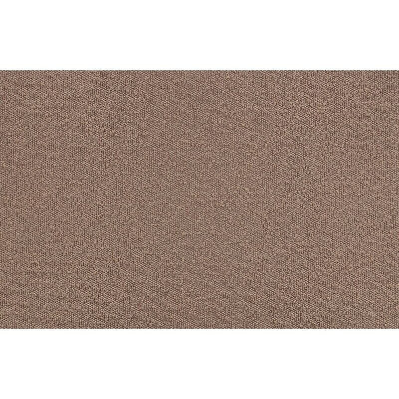 Hoorns Nugátově hnědá látková rohová pohovka Twilight 274 cm, levá