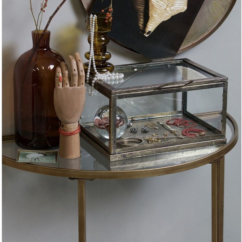 Hoorns Mosazný odkládací stolek Antique 75 cm