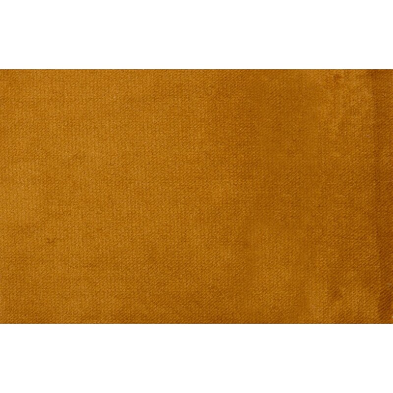 Hoorns Okrově žlutá sametová rohová pohovka Raden 266 cm, pravá