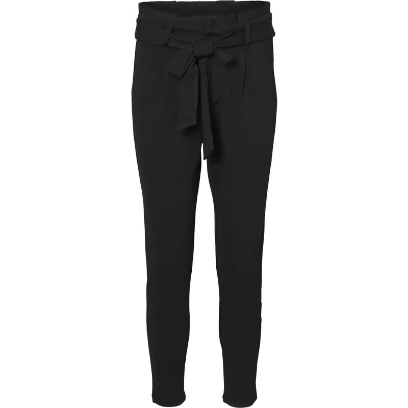 Vero Moda Tall Kalhoty se sklady v pase VMEva černá