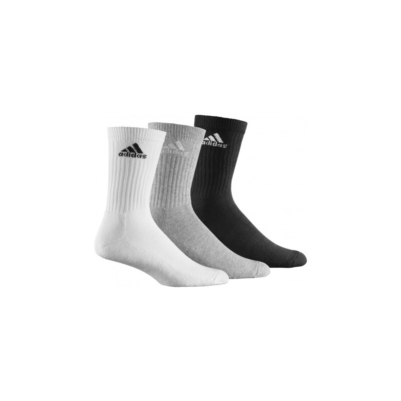 Ponožky adidas Performance ADICREW HC 3PP (Bílá / Šedá / Černá)