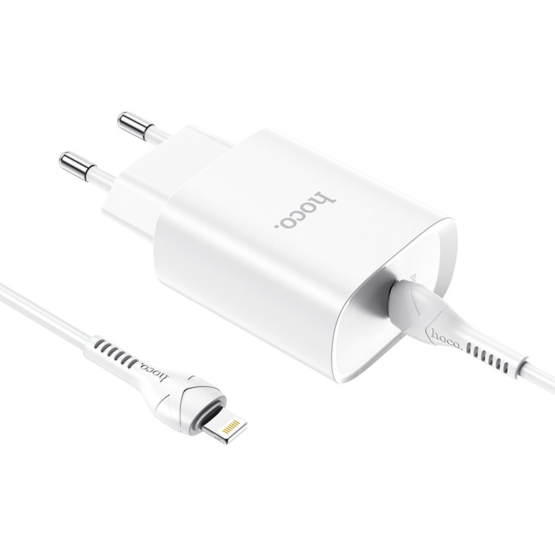 Rychlá nabíječka do sítě pro iPhone a iPad - Hoco, N14 Smart PD20W + Lightning kabel