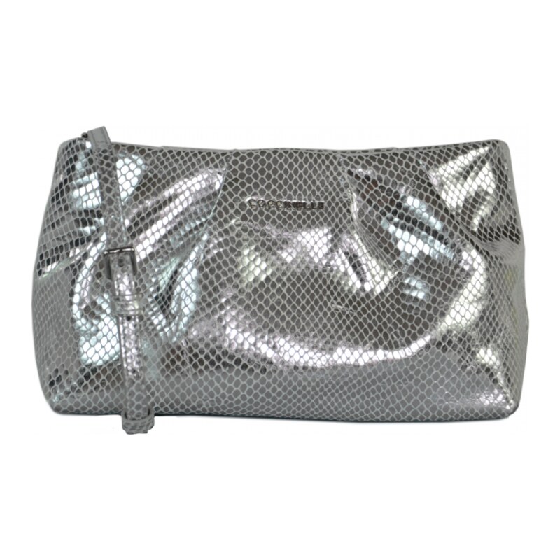 Coccinelle Ophelie Snake minikabelka - silver 62007604