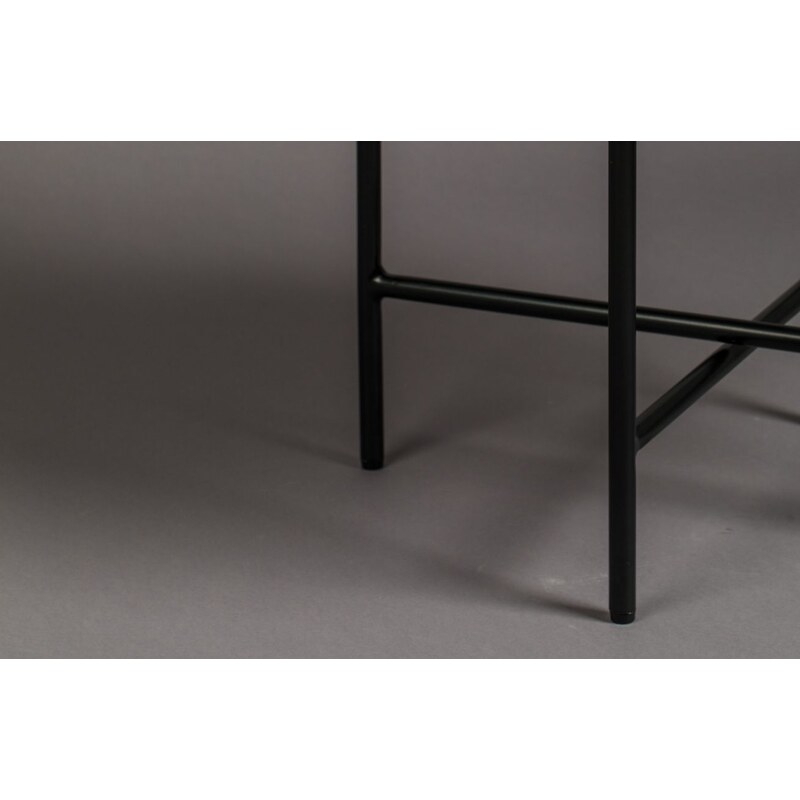 Hnědý kovový konferenční stolek DUTCHBONE Mathison 75 x 48,5 cm