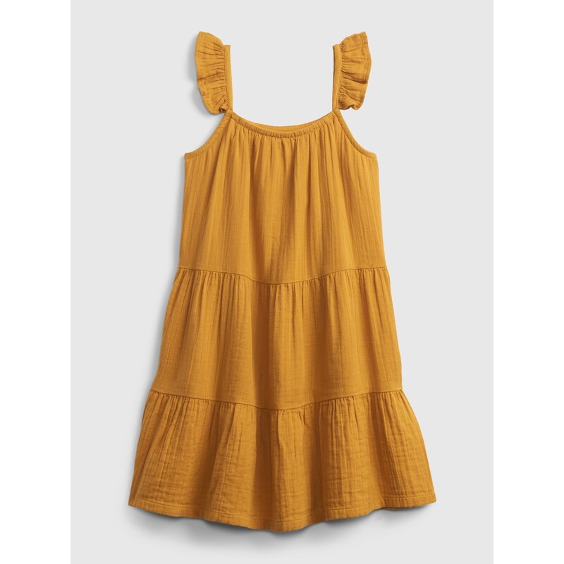 GAP Dětské šaty sleeveless tier dress - Holky