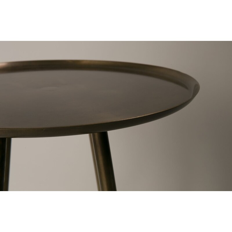 Mosazný odkládací stolek DUTCHBONE Eliot 37 cm
