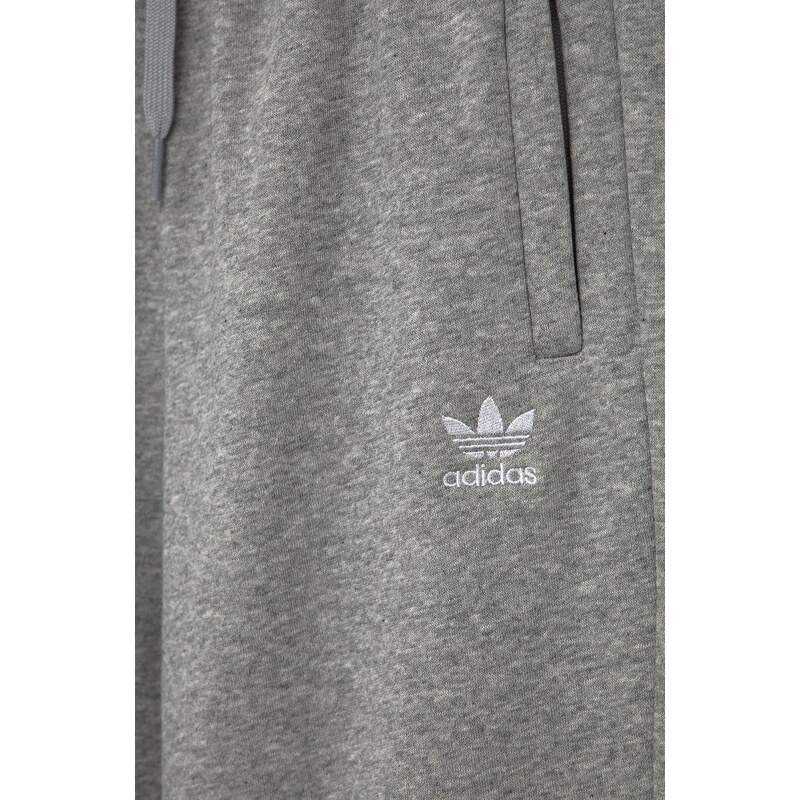 Dětské kalhoty adidas Originals H32407 šedá barva, hladké