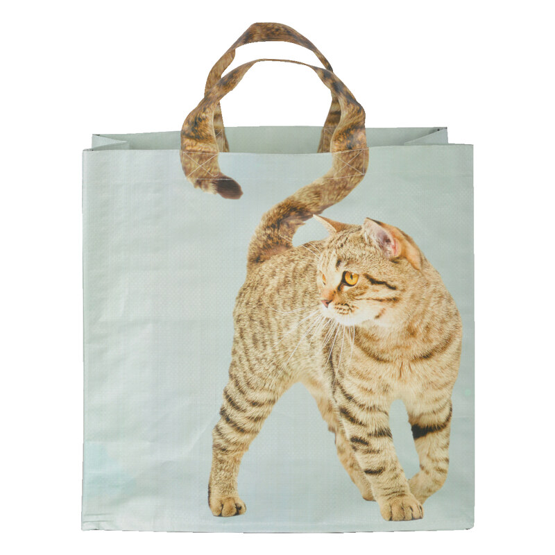 Nákupní taška zrzavá mourovatá kočka