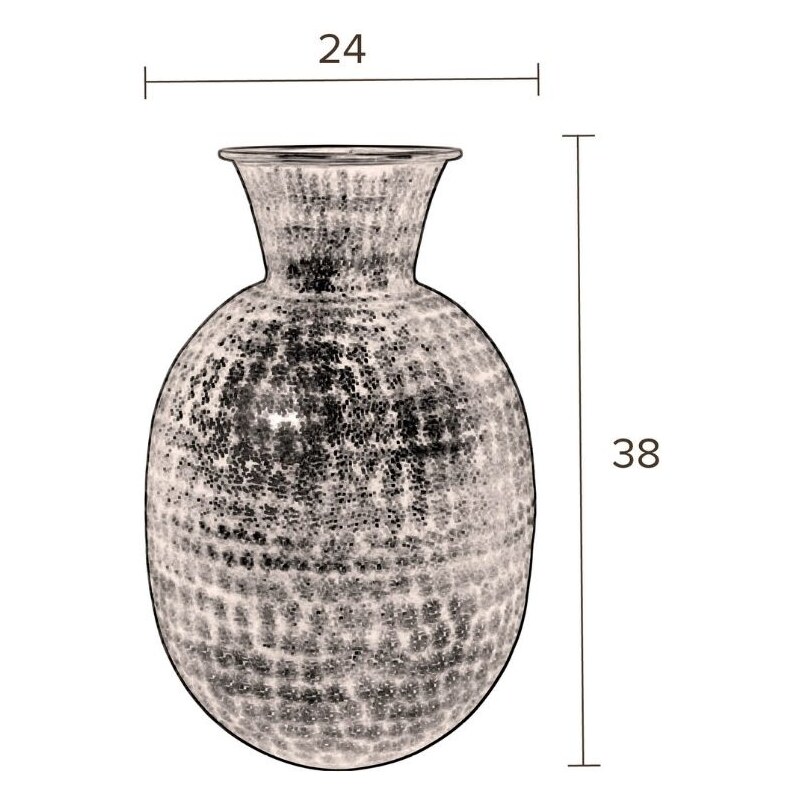 Zlatá váza DUTCHBONE Bahir