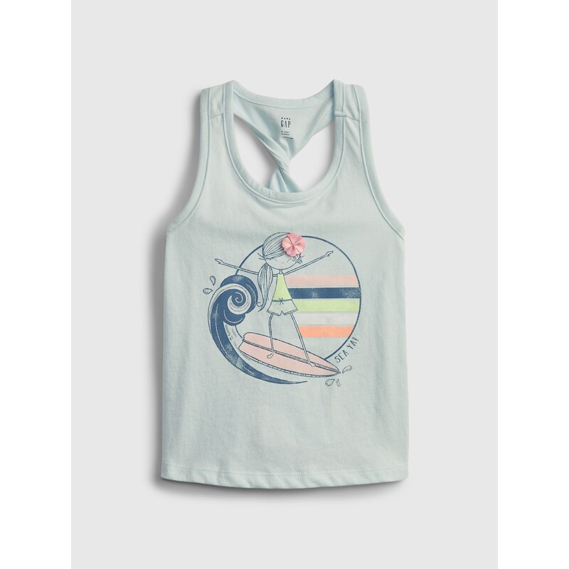 GAP Dětské tílko bea twist tank - Holky