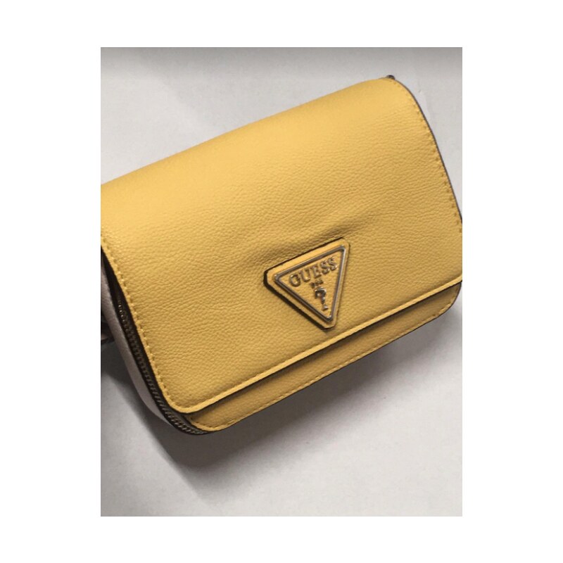 Outlet GUESS kabelka Annarita Mini Crossbody Taupe Multi lut