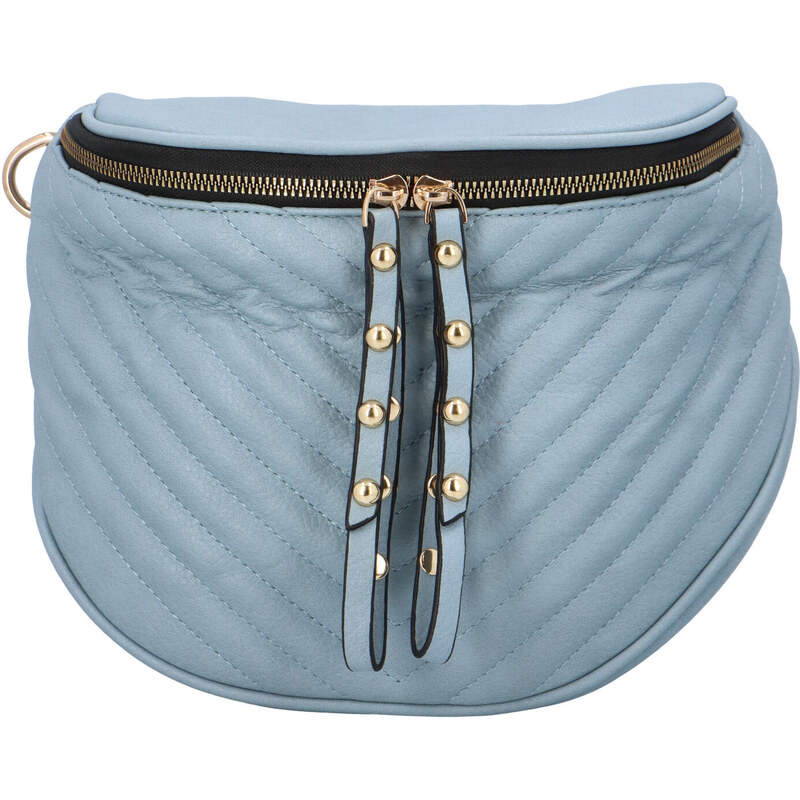 Sara Moda Stylová dámská crossbody kabelka Lota, světle modrá 113721792