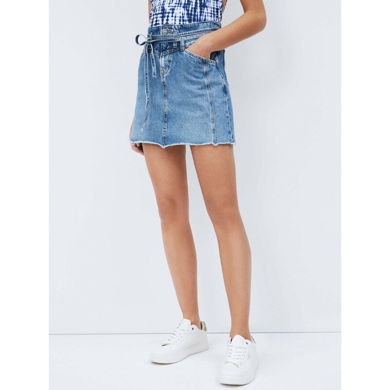 Pepe Jeans dámská modrá džínová sukně Raisa