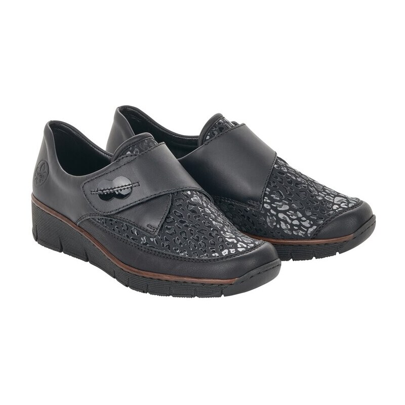 Dámské polobotky Rieker 537C0 černá 43780804