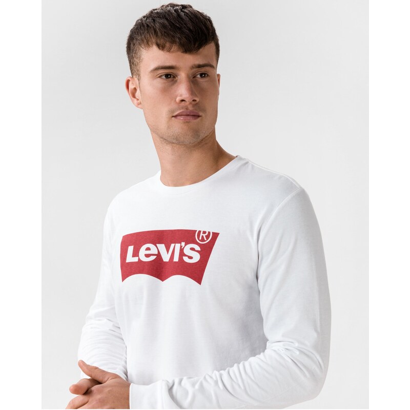 Levi's Bílé pánské tričko Levi's - Pánské