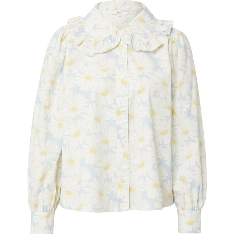 LEVIS  Halenka Karina Collar Blouse světlemodrá / žlutá / bílá