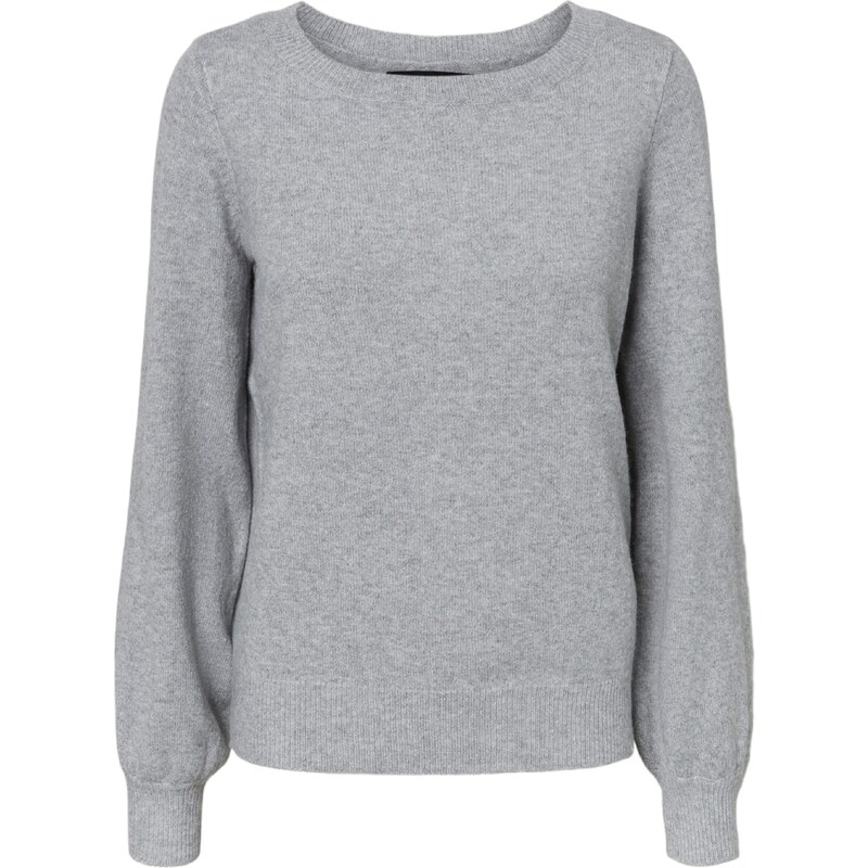 VERO MODA Svetr Brilliant šedý melír