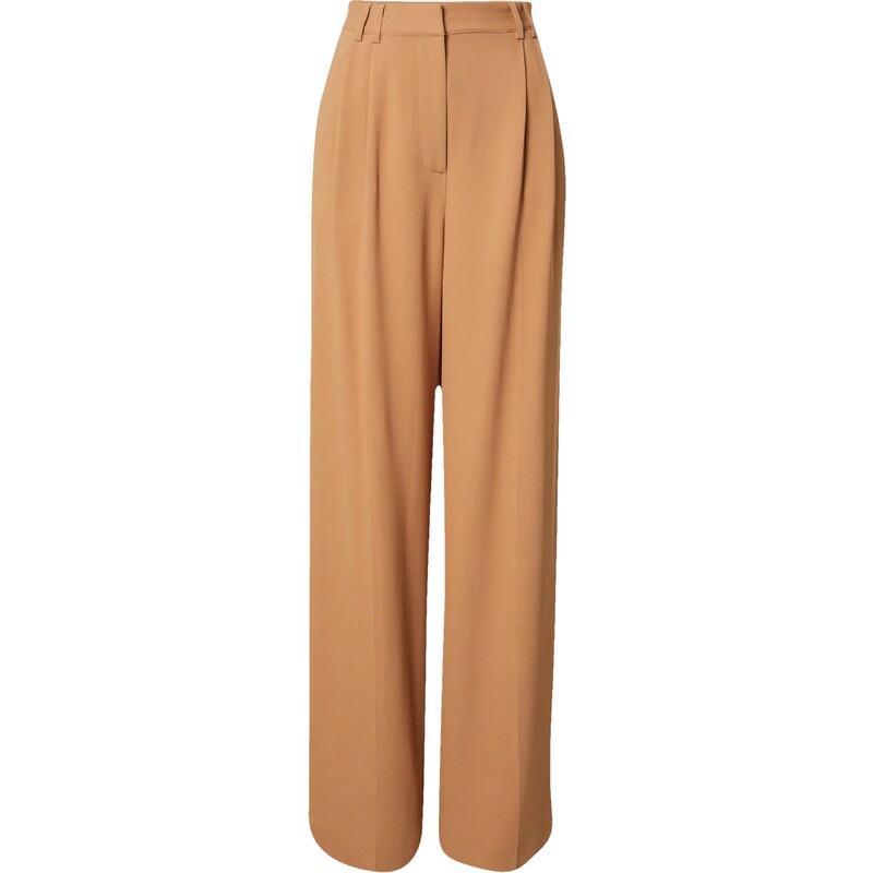 Kendall for ABOUT YOU Kalhoty se sklady v pase Ruby velbloudí 62962727