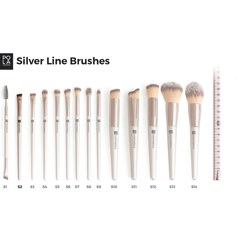 Pola Cosmetics Štětec Silver Line S2