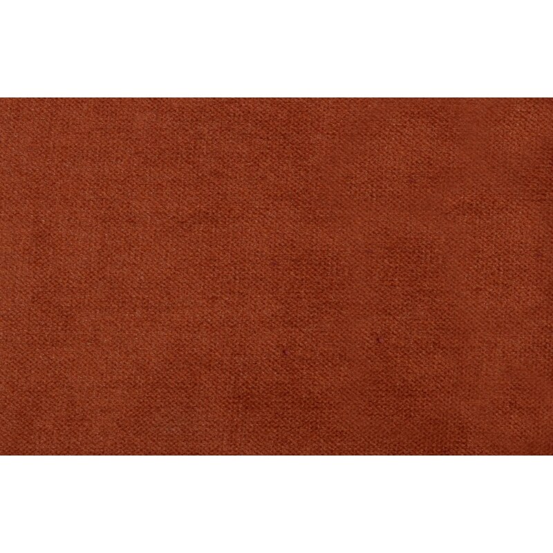 Hoorns Rezavě červená sametová trojmístná pohovka Sanba 230 cm