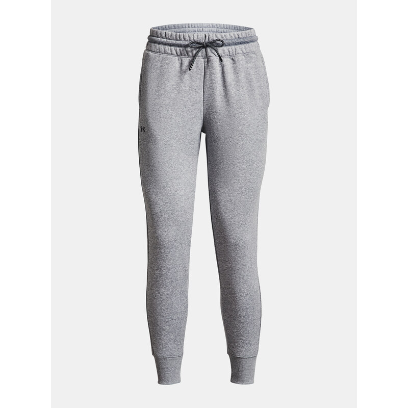 Under Armour Tepláky Rival Fleece Mesh Pant-GRY - Dámské