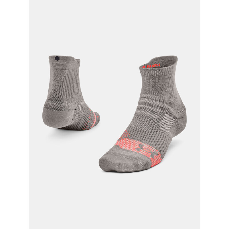 Under Armour Ponožky UA RUSH Quarter-GRY - unisex 115626290