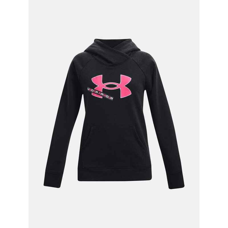 Under Armour MMikina Rival Fleece Logo Hoodie-BLK - Holky