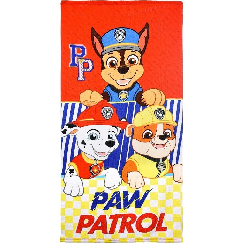 PAW PATROL CHASE MARSHALL RUBBLE ČERVENÁ OSUŠKA