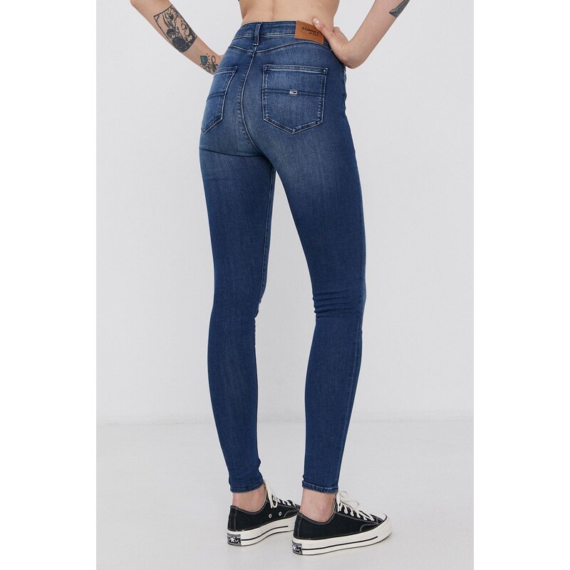 Džíny Tommy Jeans dámské, high waist