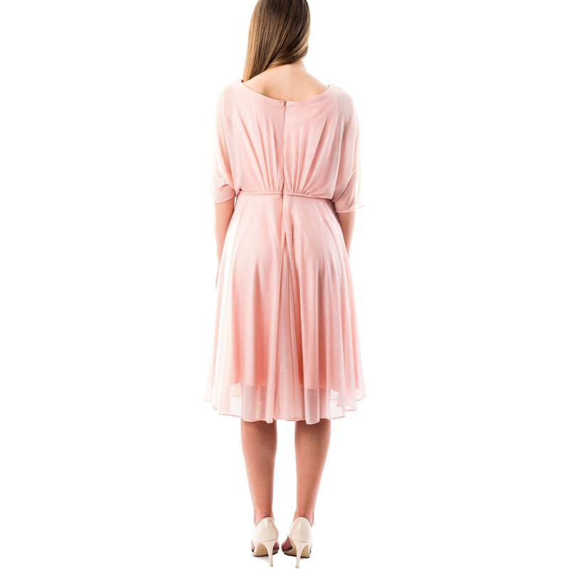 FOR COSTUME Pink společenské šaty
