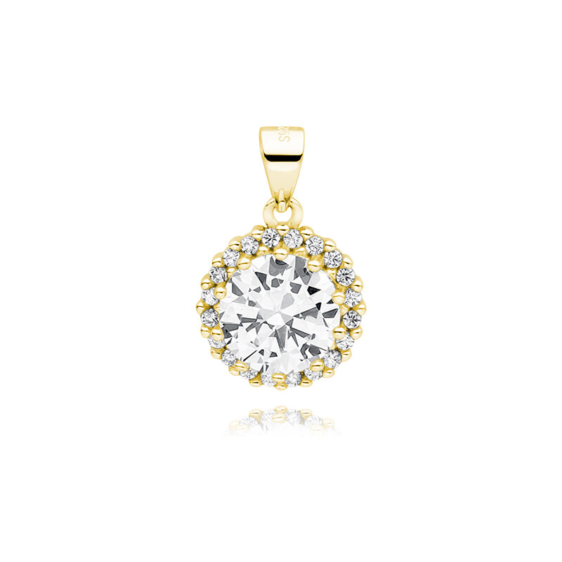 Olivie Stříbrný přívěsek ZIRKON GOLD 5300 62177826