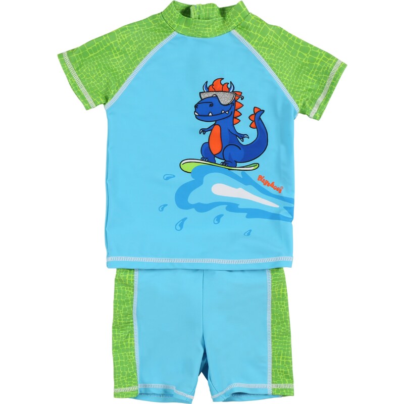 PLAYSHOES Plavky DINO nebeská modř / světlemodrá / zelená /