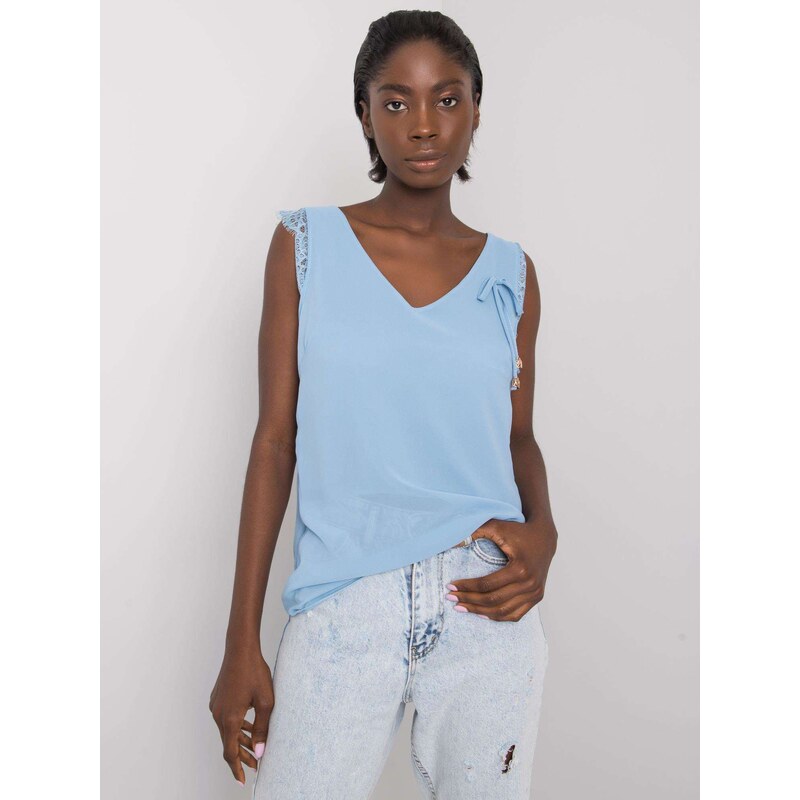 Italy Moda Top-DHJ-TP-13317.25P-Light Blue 107088795