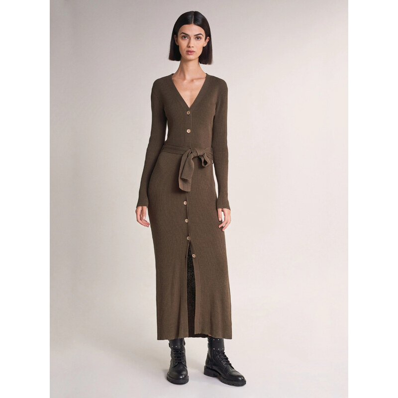 Salsa Jeans Salsa dámské khaki zelené šaty 109097566