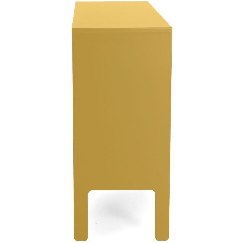 Matně hořčicově žlutá lakovaná komoda Tenzo Uno 148 x 40 cm