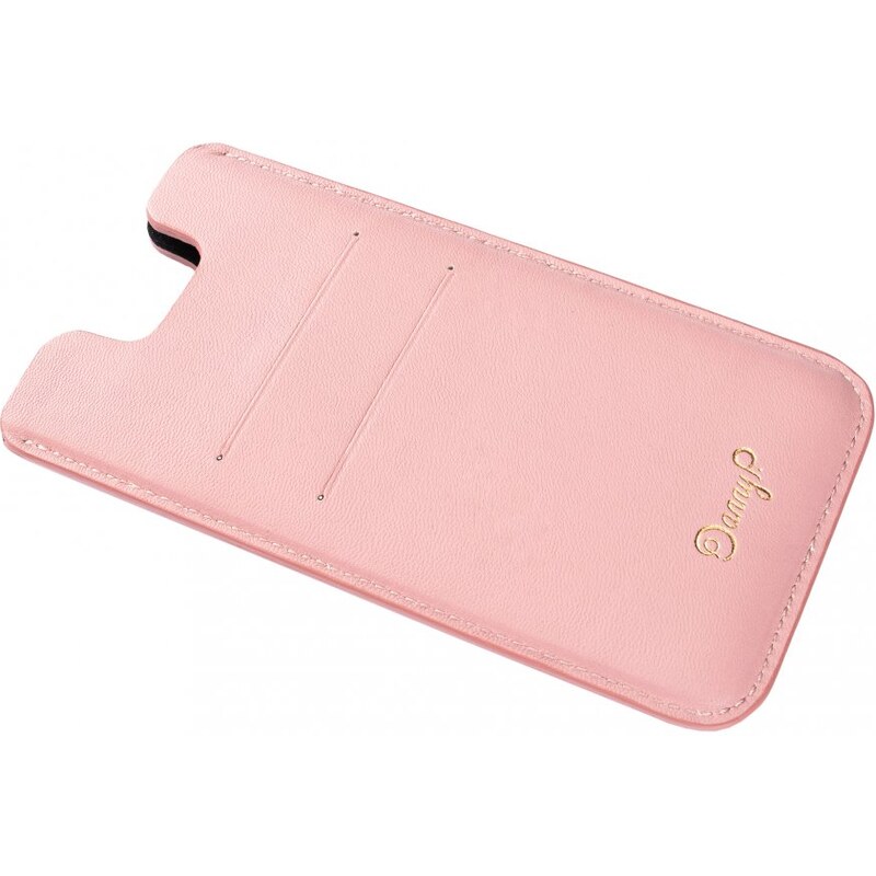 Danny P. Kožený obal na iPhone SE 2020 růžová Antico