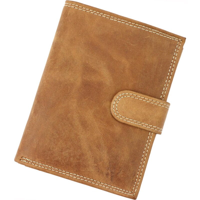Pánská kožená peněženka Wild N4L-CHM-NL RFID camel 91395507