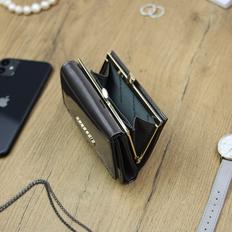 Dámská kožená peněženka Gregorio ZLF-117 šedá