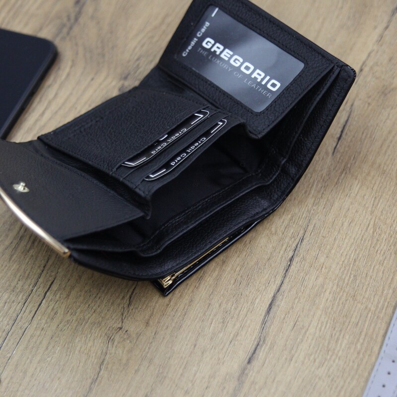 Dámská kožená peněženka Gregorio ZLF-117 černá