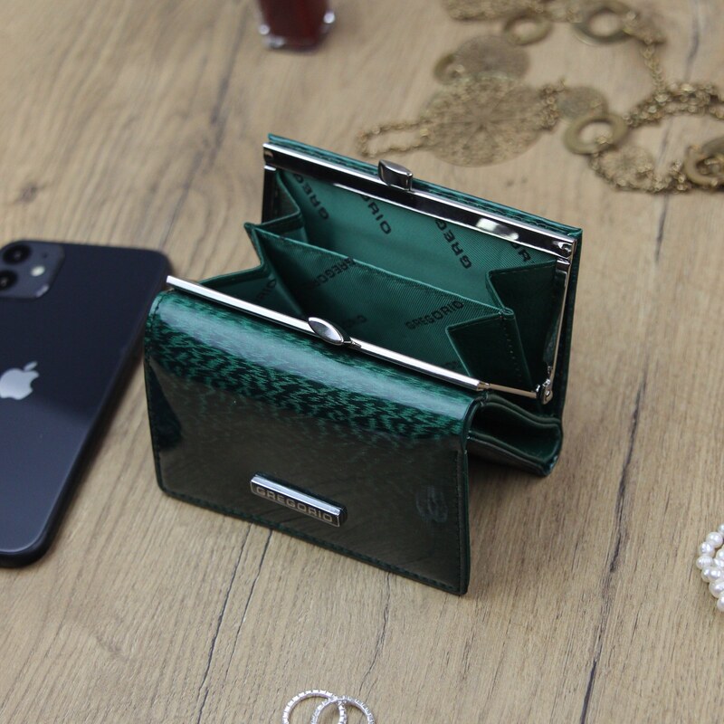 Dámská kožená peněženka Gregorio PT-117 zelená