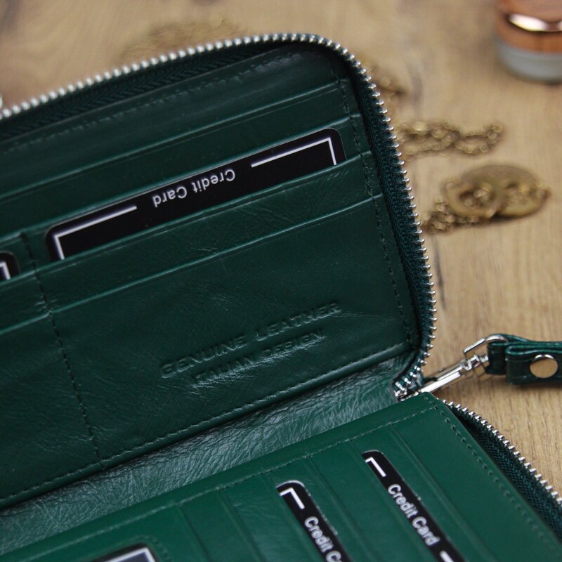 Dámská kožená peněženka Gregorio PT-119 zelená