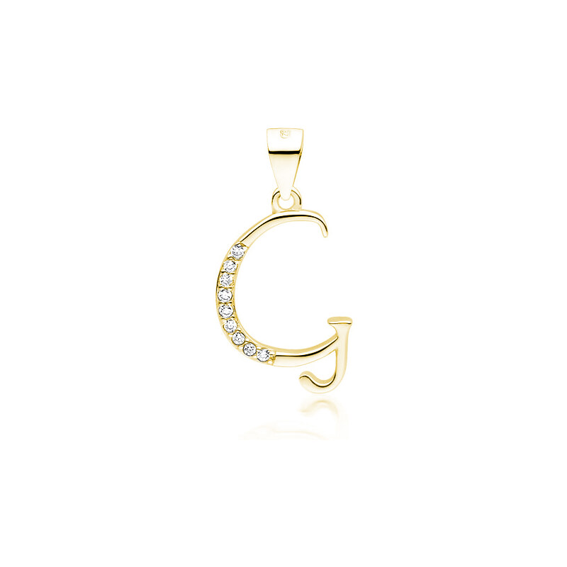 Olivie PÍSMENO G stříbrný přívěsek GOLD 5311 62250141