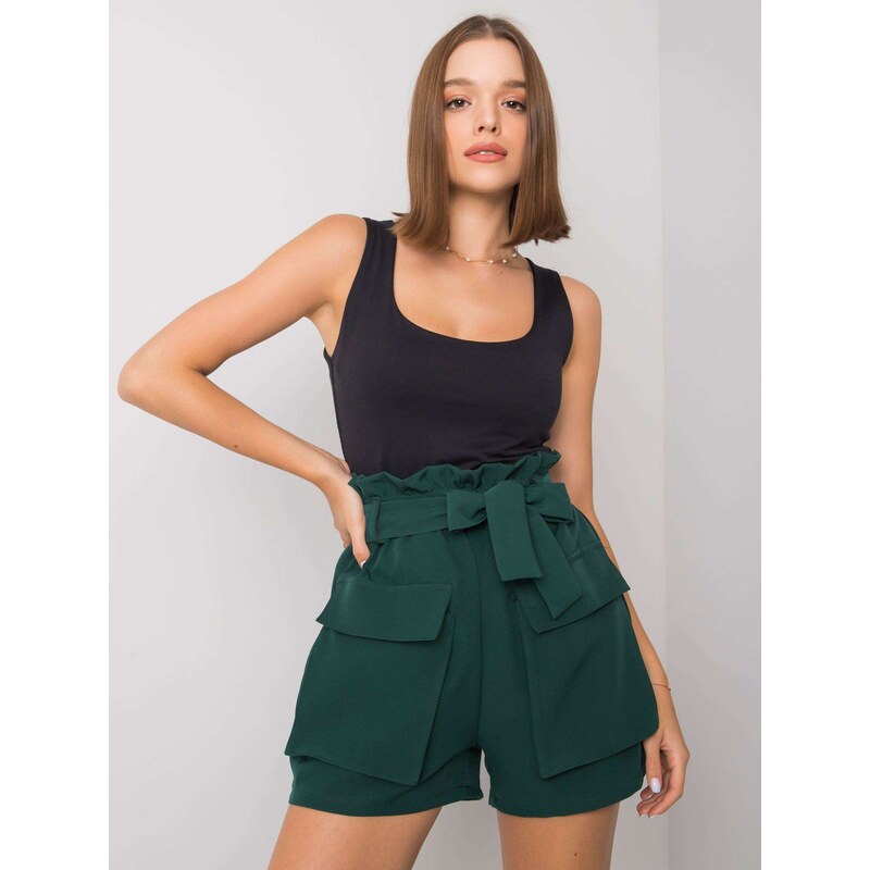 Italy Moda Shorts-DHJ-SN-13295.76-dark green
