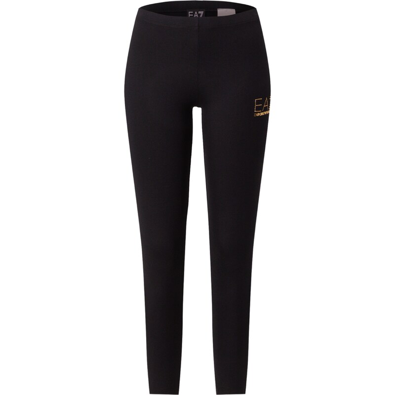 EA7 Emporio Armani Legíny Evolution zlatá / černá 85350901