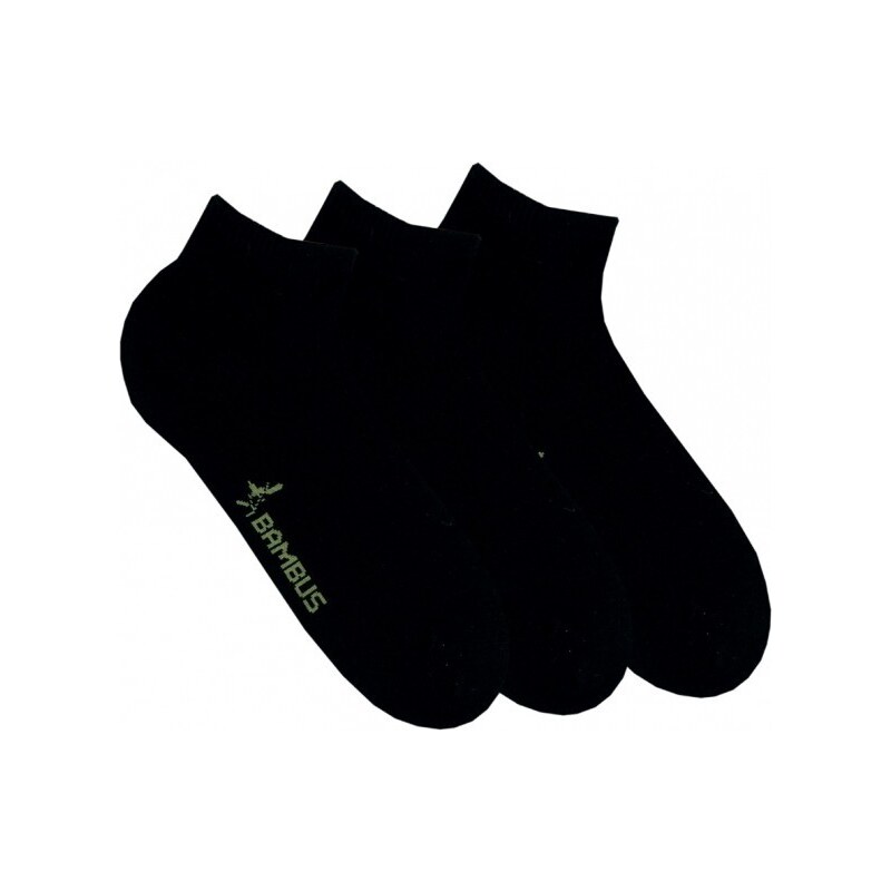 Dámské i pánské černé letní bambusové ponožky RS černá 39-42