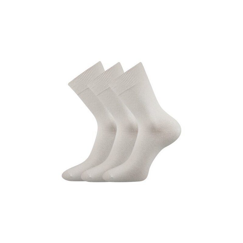 HABIN jednobarevné 100% bavlněné ponožky Lonka