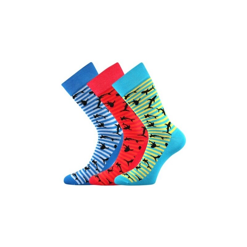WEAREL 011 pánské ponožky barevné Lonka - ŽRALOCI