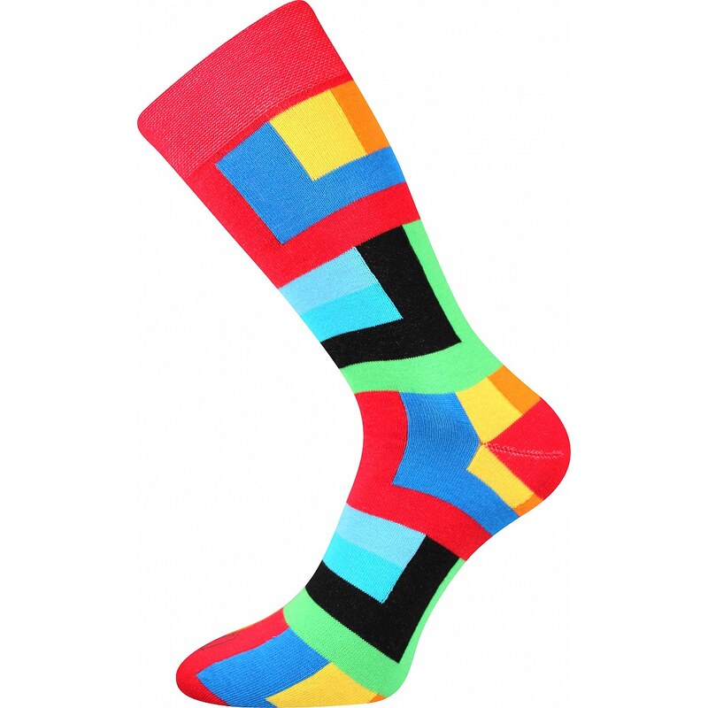 WEAREL 013 pánské ponožky barevné Lonka - KOSTKY